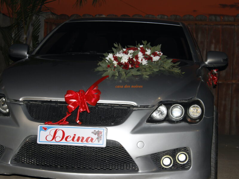 Decoração de carro para casamento